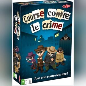 Course Contre Le Crime Board Game - Blue and Brown